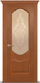 Гиацинт стекло бронзовое с алмазной гравировкой кружево 